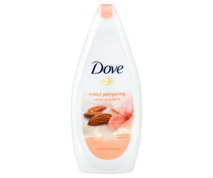 dove puramente coccole mandorla crema corpo lavare con ibisco