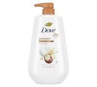 Dove Purely Pampering Body Wash with Pump for Dry Skin Shea Butter with Warm Vanilla Cleanser That Effectively Washes Away Bacteria While Nourishing Your Skin 34 oz