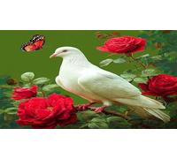 dove Puzzle impossibili 1000 Pezzi Decorazione per la casa. Giochi di Rilassamento e Intelletto per Adulti e Bambini da 12 Anni 38x52cm/1000pcs