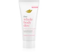 Deodorante Dove Crema Whole Body Deo 75ml, Deodorante per tutto il corpo, Profumo di Lamponi e Rosa, Protezione dagli odori fino a 72 ore, Dermatologicamente testato, Ginecologicamente testato