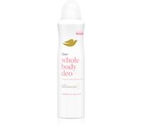Deodorante Dove Spray Whole Body Deo 150ml, Deodorante per tutto il corpo, Profumo di Lamponi e Rosa, Protezione dagli odori fino a 72 ore, Dermatologicamente testato, Formula Antimacchie