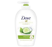 Dove Sapone Liquido Mani Idratante Rinfrescante, con Tè Verde e Cetriolo, Formula +5 Nutrienti, 250 ml (1)