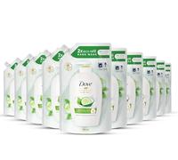 Dove, Sapone Liquido Mani, Ricarica Sapone Liquido Mani, Go Fresh, Rimuove con Efficacia Sporco e Batteri, con +5 Agenti Idratanti, Formula 99% Biodegradabile, 10 pezzi da 500ml