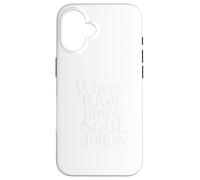 Dove scorre il fiume l'anima seguirà la pesca a mosca Custodia per iPhone 16