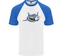 Dove Sono Gli Squali? Maglietta Baseball S/S Da Sub Per Uomo