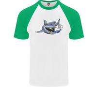 Dove Sono Gli Squali? Maglietta Baseball S/S Da Sub Per Uomo