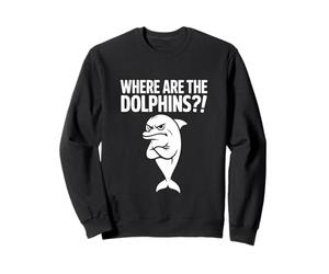 Dove Sono i Delfini?! - Divertente Hawaii Meme Animal Felpa