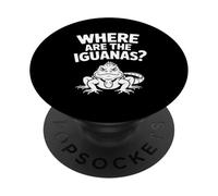 Dove sono le iguane divertente detto sarcastico PopSockets PopGrip Adesivo