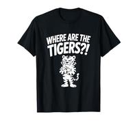 Dove Sono Le tigri?! - Divertente India Meme Animal Maglietta