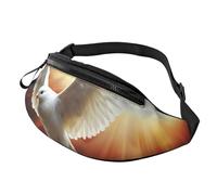 Dove Sun Art Marsupio per donne e uomini, borsa a tracolla, alla moda, piccolo, marsupio per attività all'aperto
