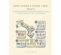 Dove vanno a finire i miei soldi?: Il quaderno pratico per organizzare le spese e capire come utilizzi il tuo denaro