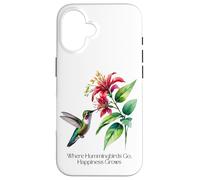 Dove vanno i colibrì, la felicità cresce per gli amanti della natura Custodia per iPhone 16