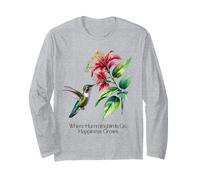Dove vanno i colibrì, la felicità cresce per gli amanti della natura Maglia a Manica
