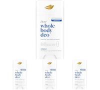 Dove Whole Body Deo Deodorante Stick per Tutto il Corpo Original 75 ml, Deodorante Corpo Multi-Zona con 0% Sali di Alluminio, Protezione Anti-Odore 24 Ore, Formula Delicata, Dermatologicamente Testato
