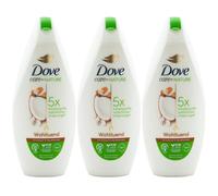 Dove Wohltuend Gel Doccia 3 X 225ml Con Olio Cocco & Mandelextrakt Care By