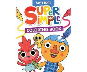 Dover Publications Super Simple My First Coloring Book (Tascabile)