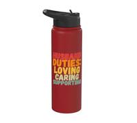Doveri del marito Amorevole Preoccupato Marito di supporto Stainless Steel Insulated Water Bottle