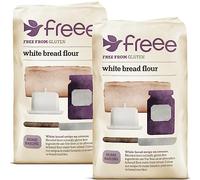 Doves Farm Glutine Di Frumento E Libero Bianco Miscela Di Farina Di Pane (1 Kg) (Confezione da 2)