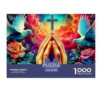 Doves in Paradise Puzzle in Stile Museo - 1000 Pezzi Di Fascino Con Splendide Illustrazioni Artistiche Da Collezione - Il Regalo Perfetto Per Un Pubblico 14+ 52x38cm/1000pcs