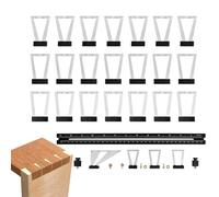 Dovetail Marker Tool, Aluminum Alloy Dovetail, Dovetail Marking Jig, Woodworking Dovetail Joints, Aluminum Alloy Dovetail Marking Jig for Woodworking and Joinery Projects