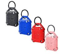 Dovick - Impermeabile Airtag Portachiavi Casa, Vite Copertura Completa Compatibile con Apple Air Tag Tracker Portachiavi (Mix 4 Pack)