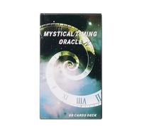 DOVINATS TAROTS CARTE - Fortune racconta Oracle Card per l'intrattenimento mistico, set di giochi da tavolo con opere d'arte uniche per amici, riunioni, strumenti per le streghe, giocando, divertiment