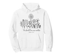 dovremmo Amare Un Uomo Cristiano e Le Donne Amano Dio e Gesù Felpa con Cappuccio