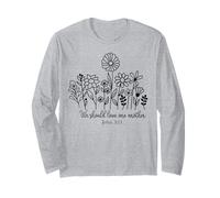 dovremmo Amare Un Uomo Cristiano e Le Donne Amano Dio e Gesù Maglia a Manica