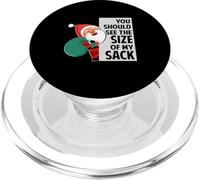 Dovresti vedere le dimensioni del mio sacco Funny Santa Christmas PopSockets PopGrip per MagSafe