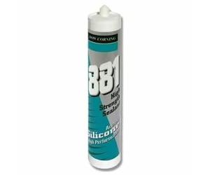 Dow Corning 881 Silicone Trasparente Acetico Adesivo per Acquari 310 ml Alta Viscosità Resistente all'Acqua e ai Raggi UV