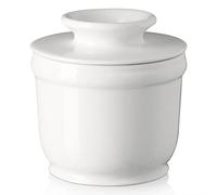 DOWAN Portaburro in Porcellana, Burriera Francese con Coperchio per Contenitore Morbido per Burro Fresco per Burro Appena Aromatizzato, Coccio per Burro per Colazione