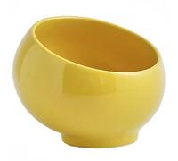 Dowbom Ciotola per chiavi per tavolo d'ingresso, contenitore per caramelle, scaffale in metallo, decorazione per la casa, regalo per caramelle per ufficio (giallo, 15,2 cm)