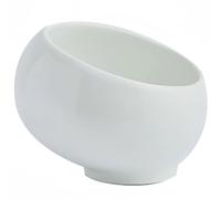 Dowbom Ciotola per chiavi per tavolo d'ingresso, contenitore per caramelle, scaffale in metallo, decorazione per la casa, regalo per caramelle per ufficio (bianco, 15,2 cm), CWW-003