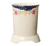 Dowbom Scolaposate giapponese in ceramica per bacchette, scaffale scolapiatti, portaposate con manico, supporto per bacchette per cucina (D)