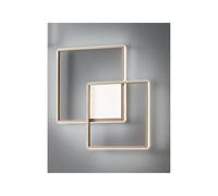 DOWEL PLAFONIERA APPLIQUE PICCOLA LED 46W DIMMERABILE MONTATURA SILVER