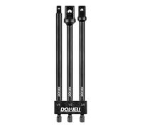 DOWELL Set di adattatori per bussole di grado a impatto, con supporto da 1/4", 3/8", 1/2", prolunga per punte da trapano a avvitatore ad alta velocità (3, 6 pollici)