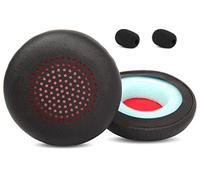 DowiTech Cuffia Professionale Ricambio Cuscinetti Auricolari Compatibile con Plantronics Voyager Focus UC/Focus 2 UC/Focus UC B825 Binaural/BLACKWIRE 5210 5220 7225 Cuffie