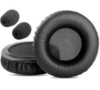 DowiTech Cuscinetti professionali di ricambio compatibili con le cuffie on-ear wireless JLab Go Work Cuscinetti per le orecchie con pelle e schiuma di memoria