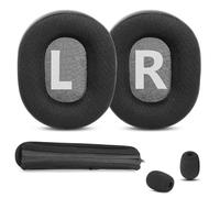 DowiTech Cuscini auricolari e fascia di ricambio traspiranti e durevoli compatibili con i headset Roccat Khan Pro/Khan Aimo 7.1 con tessuto a rete e schiuma schiuma viscoelastica