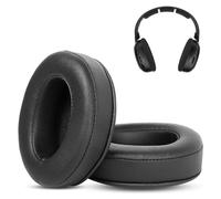 DowiTech Sostituzione Cuscinetti Auricolari Professionali Compatibile con Cuffie Sennheiser HDR120 RS120 RS110 HDR110 Cuscinetti con Pelle Amica della Pelle e Memory Foam