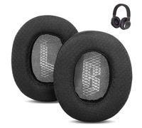 DowiTech Sostituzione Cuscinetti Auricolari Traspirante e Durevole Compatibile con JBL Live 650 BTNC Live 660 BTNC / E65 E65BTNC / Duet NC Cuffie Cuscinetti con Tessuto a Maglia e Schiuma Memoria