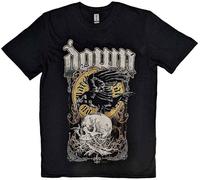 Down Maglietta Swamp Skull Unisex Black L