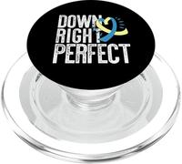DOWN RIGHT PERFECT Nastro per la sindrome di down Meme PopSockets PopGrip per MagSafe
