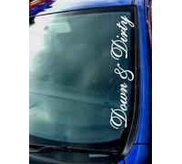 Down & Sporco Piccolo - Grande Parabrezza Auto Divertente Adesivo Sticker Jdm