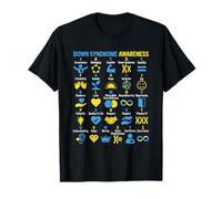 Down Syndrome Alphabet Awareness Graphic Maglietta