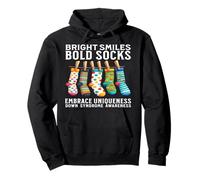 Down Syndrome Awareness Support Gifts Kids Rock Your Socks Felpa con Cappuccio