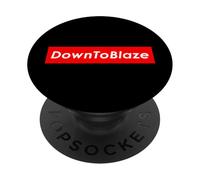 Down To Blaze Funny Medical or Recreational Smoker PopSockets PopGrip Adesivo