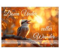 Down Under voller Wunder (Wandkalender 2026 DIN A2 quer), CALVENDO Monatskalender: Australiens Tierreich: Ein Jahr in KI generierten Bildern