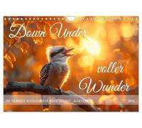 Down Under voller Wunder (Wandkalender 2026 DIN A4 quer), CALVENDO Monatskalender: Australiens Tierreich: Ein Jahr in KI generierten Bildern