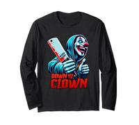 Down with The Clown Hatchet ICPS Man Juggalette Maglia a Manica